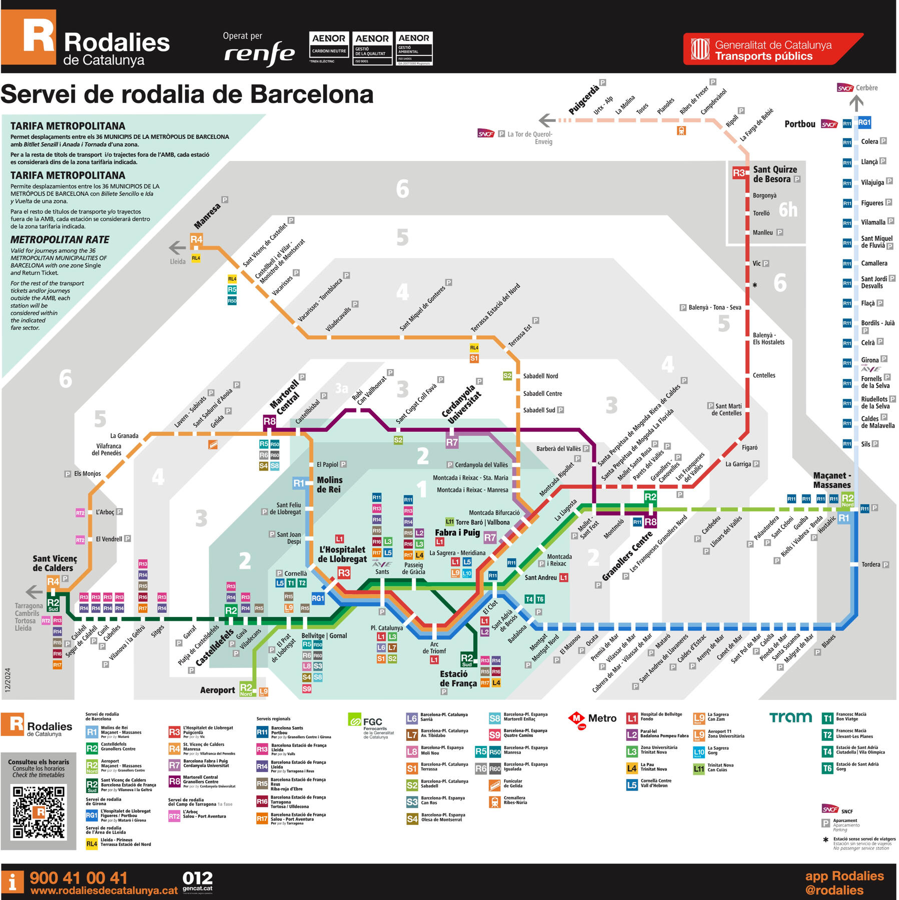 Mapas de Trenes de cercanías